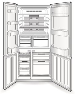 Холодильник Митсубиси MR-LR78EN-GSL-R фото 4 в Челябинске Холодильник Mitsubishi Electric MR-LR78EN-GSL-R фото 4 в Челябинске