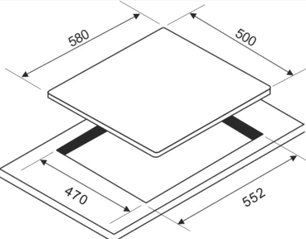 Варочная панель Zigmund Shtain GN 43.61 S фото 3 в Челябинске