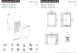 Винный шкаф Дунавокс DAB-49.116DW.TO фото 2 в Челябинске Винный шкаф Dunavox DAB-49.116DW.TO фото 2 в Челябинске