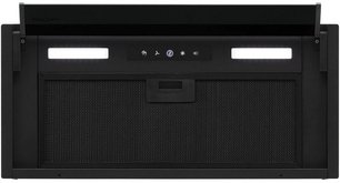 Встраиваемая вытяжка KRONA Изида 600 черное закаленное стекло (Isida 600 black SGC) фото 4 в Челябинске