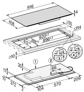 Индукционная варочная панель Miele KM7689 FL фото 4 в Челябинске
