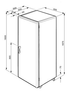 Холодильник Смег FPD34AD-1 фото 3 в Челябинске Холодильник Smeg FPD34AD-1 фото 3 в Челябинске