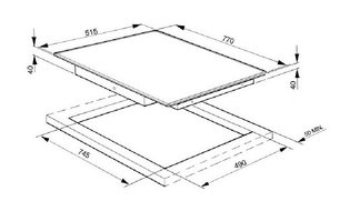 Варочная панель Smeg SE2772TC2 фото 2 в Челябинске