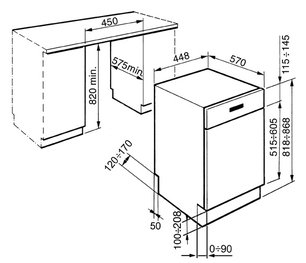 Посудомоечная машина Смег PLA4645X7 фото 3 в Челябинске Посудомоечная машина Smeg PLA4645X7 фото 3 в Челябинске