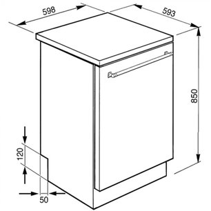 Посудомоечная машина Smeg LSA13X2 фото 3 в Челябинске