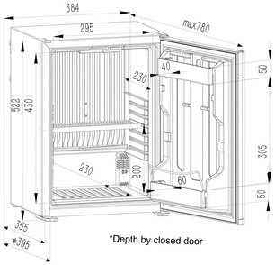 Минибар Дометик RH 430 NTE фото 4 в Челябинске Минибар Dometic RH 430 NTE фото 4 в Челябинске