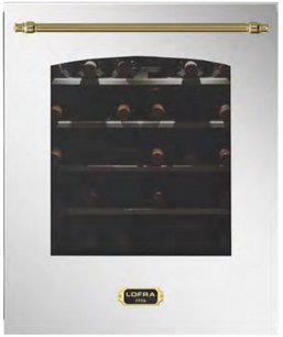 Встраиваемый винный шкаф Lofra ZBRS36T BRASS две зоны фото в Челябинске