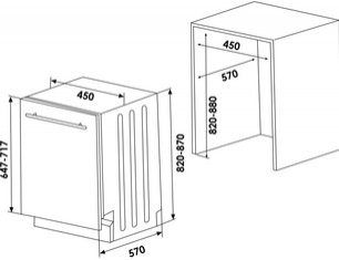 Встраиваемая посудомоечная машина Schaub Lorenz SLG VI4110 фото 2 в Челябинске