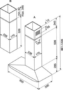Вытяжка Де Дитрих DHD 709 EE 1 фото 2 в Челябинске Вытяжка De Dietrich DHD 709 EE 1 фото 2 в Челябинске