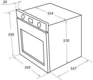 Духовой шкаф Маунфилд EOEH.7611W фото 2 в Челябинске Духовой шкаф Maunfeld EOEH.7611W фото 2 в Челябинске