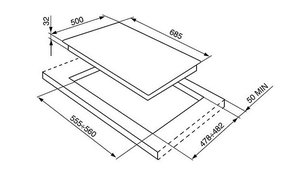 Варочная панель Smeg SPR864PGH фото 2 в Челябинске