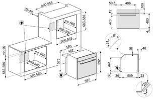 Духовой шкаф Smeg SO6102M2G фото 4 в Челябинске
