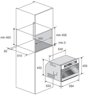 Встраиваемая микроволновая печь Fulgor Milano FCMO 4511 TM BK фото 4 в Челябинске