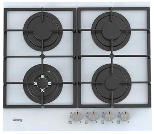 Газовая стеклянная варочная панель Korting HGG 6722 CTW фото в Челябинске