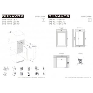 Винный шкаф Дунавокс DAB-49.116DB.TO фото 3 в Челябинске Винный шкаф Dunavox DAB-49.116DB.TO фото 3 в Челябинске