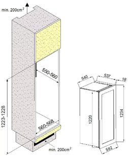Винный шкаф Климадифф AV93X3ZI/1 фото 2 в Челябинске Винный шкаф Climadiff AV93X3ZI/1 фото 2 в Челябинске