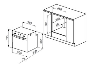 Духовой шкаф Korting OKB 460 RN фото 4 в Челябинске
