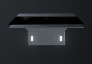 Вытяжка Фабер ONYX-V BK GLASS/X A90 фото 4 в Челябинске Вытяжка Faber ONYX-V BK GLASS/X A90 фото 4 в Челябинске