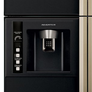 Холодильник Хитачи R-W722FPU1X GBK черное стекло фото 3 в Челябинске Холодильник Hitachi R-W722FPU1X GBK черное стекло фото 3 в Челябинске