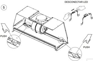 Встраиваемая вытяжка Pando PRO/52 INOX V.1050 SEC PLUS фото 3 в Челябинске
