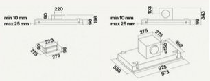 Встраиваемая вытяжка Фалмек Design+ Sirio 90 White фото 4 в Челябинске Встраиваемая вытяжка Falmec Design+ Sirio 90 White фото 4 в Челябинске