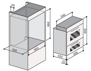 Духовой шкаф Илве 201-NMP GF фото 3 в Челябинске Духовой шкаф Ilve 201-NMP GF фото 3 в Челябинске