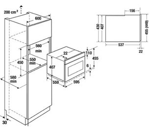 Компактный духовой шкаф с микроволнами Куперсбуш CBM 6550.0 G4 Gold фото 4 в Челябинске Компактный духовой шкаф с микроволнами Kuppersbusch CBM 6550.0 G4 Gold фото 4 в Челябинске
