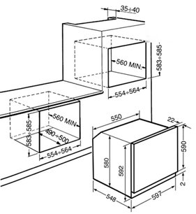 Духовой шкаф Smeg SF850A фото 2 в Челябинске