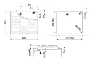 Варочная панель Smeg SR764OT фото 4 в Челябинске