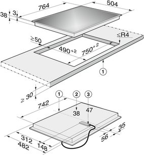 Независимая варочная панель Miele KM 5821 фото 4 в Челябинске
