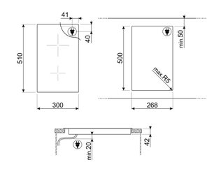 Варочная панель Smeg SE232TD фото 4 в Челябинске