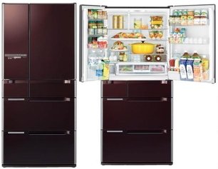 Холодильник Хитачи R-B 6800 U XT brow фото в Челябинске Холодильник Hitachi R-B 6800 U XT brow фото в Челябинске