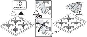 Газовая варочная панель Barazza 1PUN64 фото 3 в Челябинске
