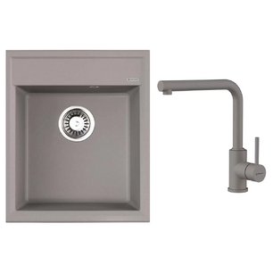 Omoikiri (мойка Daisen 42-GR + смеситель NAKAGAWA GR-P) фото в Челябинске