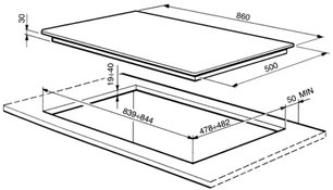 Варочная панель Smeg S809ASEA3 фото 2 в Челябинске