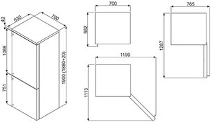 Холодильник Смег FA390X4 фото 2 в Челябинске Холодильник Smeg FA390X4 фото 2 в Челябинске