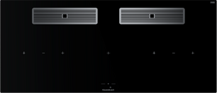 Индукционная варочная поверхность с вытяжкой Kuppersbusch KMI 12850.0 SR-E Silver Chrome фото в Челябинске