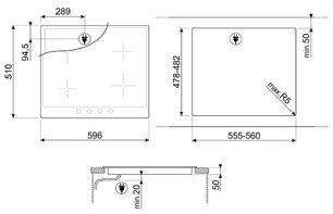 Варочная панель Smeg SI964PM фото 2 в Челябинске