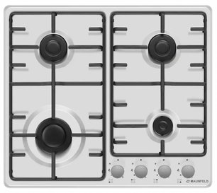 Газовая варочная панель MAUNFELD EGHE.64.3STS-EW/G фото 2 в Челябинске