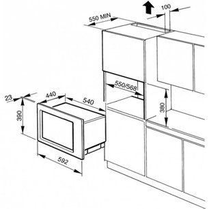 Микроволновая печь Smeg FME24X-2 фото 2 в Челябинске
