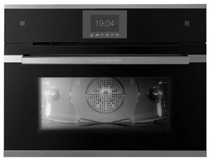 Компактный духовой шкаф с паром Куперсбуш CBD 6550.0 S3 Silver Chrome фото Компактный духовой шкаф с паром Kuppersbusch CBD 6550.0 S3 Silver Chrome фото