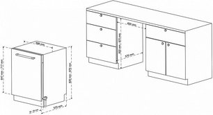 Встраиваемая посудомоечная машина Кертинг KDI 60898 I фото 4 в Челябинске Встраиваемая посудомоечная машина Korting KDI 60898 I фото 4 в Челябинске