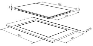 Варочная панель Smeg SE2951TC2 фото 2 в Челябинске