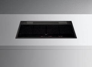 Варочная панель с вытяжкой Falmec SINTESI 90 BLACK фото в Челябинске