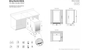 Винный шкаф Дунавокс DAUF-38.100DB фото 2 в Челябинске Винный шкаф Dunavox DAUF-38.100DB фото 2 в Челябинске