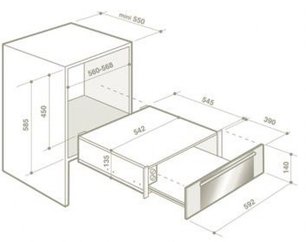 Подогреватель Де Дитрих DWD 1114 B фото 2 в Челябинске Подогреватель De Dietrich DWD 1114 B фото 2 в Челябинске