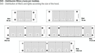 Встраиваемая вытяжка Pando EVO/580 INOX V.1050 ECO PLUS фото 4 в Челябинске