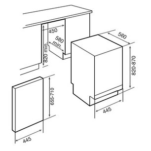 Посудомоечная машина Teka DW1 457 FI фото 3 в Челябинске