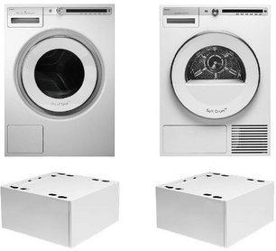 Asko Logic 19 (стиральная машина W4086C.W/3 + сушильная машина T408HD.W + напольный ящик HPS5323W (2 шт)) фото в Челябинске Asko Logic 19 (стиральная машина W4086C.W/3 + сушильная машина T408HD.W + напольный ящик HPS5323W (2 шт)) фото в Челябинске