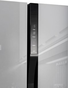 Холодильник Хендай CS6503FV белое стекло фото 4 в Челябинске Холодильник Hyundai CS6503FV белое стекло фото 4 в Челябинске